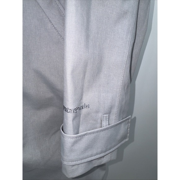 Patagonia Vosque Shell ONLY Jacket Grey Waterproof Hooded Zip Up Coat Size Small - Picture 3 of 8